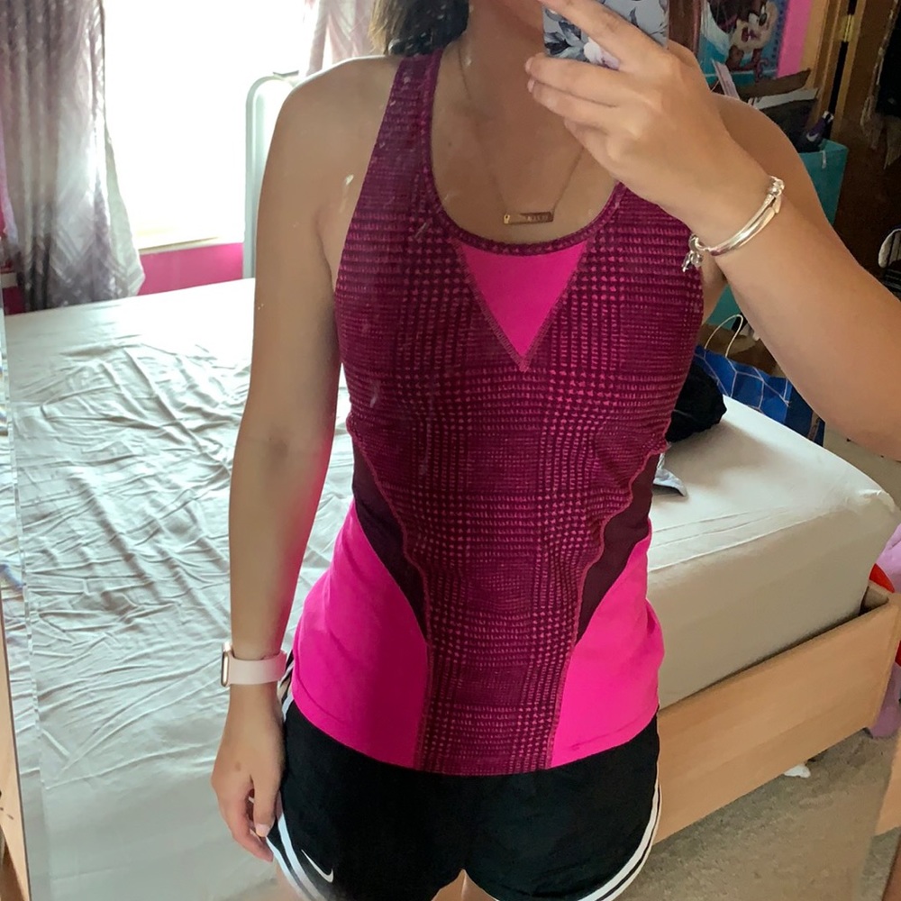 Pink & Maroon Ivivva Tank Size 14